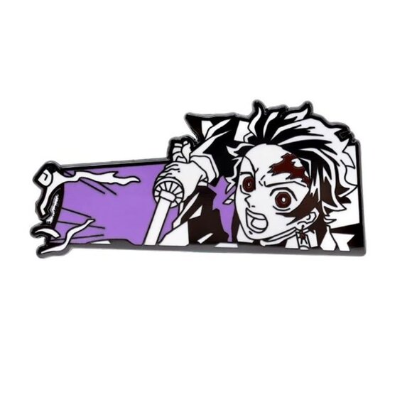 Demon Slayer Enamel Pin Set – Bold Manga Style Collectibles for Fans! - Picture 7 of 11